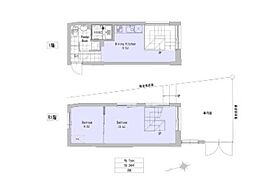 ＥＸＡＭ高円寺南 1階1LDKの間取り
