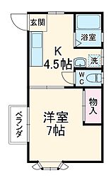 間取図画像 1DK