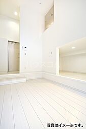 clarte 内田橋 II 201 2階ワンルームのリビング/ダイニング