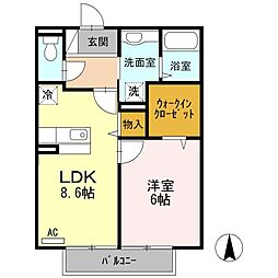 間取図画像 1LDK