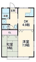 間取図画像 2DK