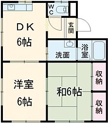 間取図画像 2DK
