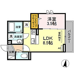 ＡＬＴＯ・芝久保 2階1LDKの間取り