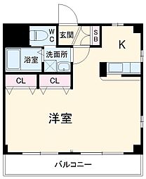 名古屋市営東山線 池下駅 徒歩12分の賃貸マンション 1階1LDKの間取り