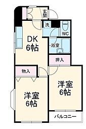 間取図画像 2DK