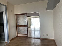 応仁コーポ 4D 4階2DKのリビング/ダイニング