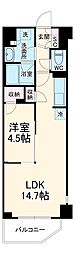 TSレジデンス東川口 1LDKの間取図画像