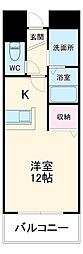 ファミリアノール ワンルームの間取図画像