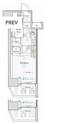 東京メトロ南北線 王子神谷駅 徒歩6分の賃貸マンション 9階1Kの間取り