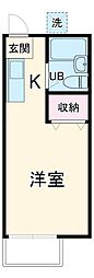 エコーハイツＫ 1階1Kの間取り