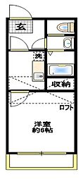 間取図画像 1K