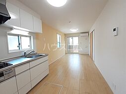 京王相模原線 京王よみうりランド駅 徒歩4分の賃貸アパート 1階1LDKのリビング/ダイニング