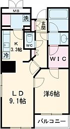 サウスポート品川レジデンス 3階1LDKの間取り