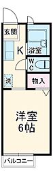 間取図画像 1K