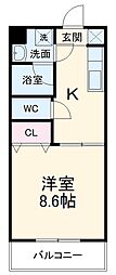 間取図画像 1DK
