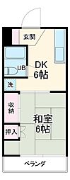 間取図画像 1DK