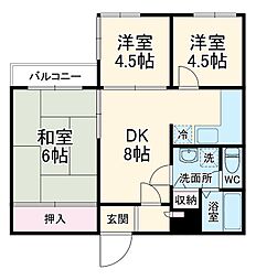 間取図画像 3LDK