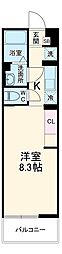 リブリ・大宮さくらぎ 3階1Kの間取り
