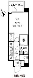Ｎ−ｓｔａｇｅ　赤羽志茂 2階1Kの間取り