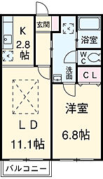 間取図画像 1LDK