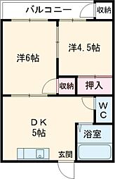 間取図画像 2DK