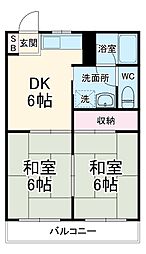 間取図画像 2DK