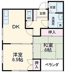 間取図画像 2DK