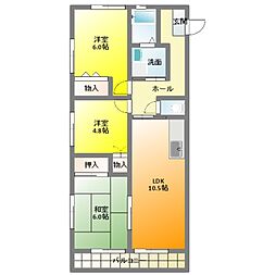 間取図画像 3LDK