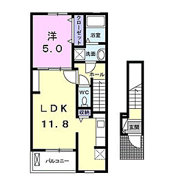 間取図画像 1LDK