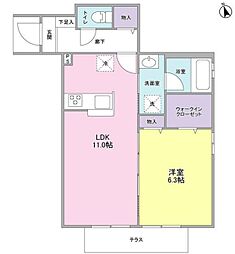 間取図画像 1LDK