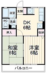 間取図画像 2DK