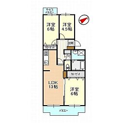 間取図画像 3LDK