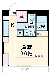 間取図画像 1K
