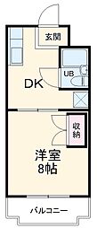 間取図画像 1DK