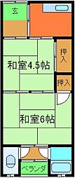 間取図画像 2K