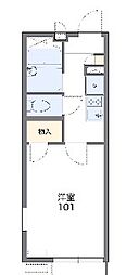 レオパレスサンシャイン貫井北 1Kの間取図画像