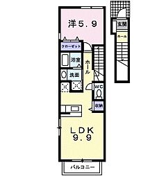 間取図画像 1LDK