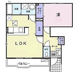 間取図画像 1LDK