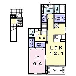 間取図画像 1LDK