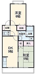間取図画像 2DK