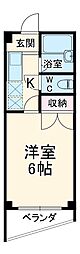 間取図画像 1K