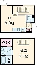 ＬＥＧＡＬＡＮＤ駒沢大学 地下1階1LDKの間取り
