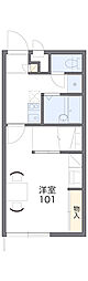 レオパレスオラージュ 1Kの間取図画像