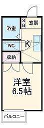 間取図画像 1K