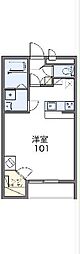 レオパレスメルベーユ 1Kの間取図画像