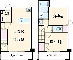 Ｅｙｅ‘ｓ小禄 4階2LDKの間取り