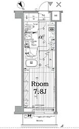 メイクス赤羽岩淵 1階1Kの間取り