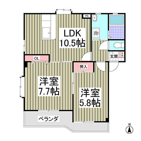 ホームズ でお部屋探し 群馬県伊勢崎市西小保方町334 1 2ldk 賃料5 3万円 1階 49 32 賃貸アパート住宅情報 物件番号 取扱い不動産会社 ハウスコム株式会社 高崎店