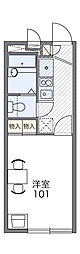 レオパレスSUN鈴木町 1Kの間取図画像