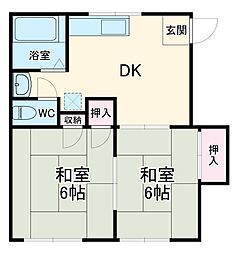 間取図画像 2DK